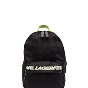 Karl Lagerfeld logo zipped backpack