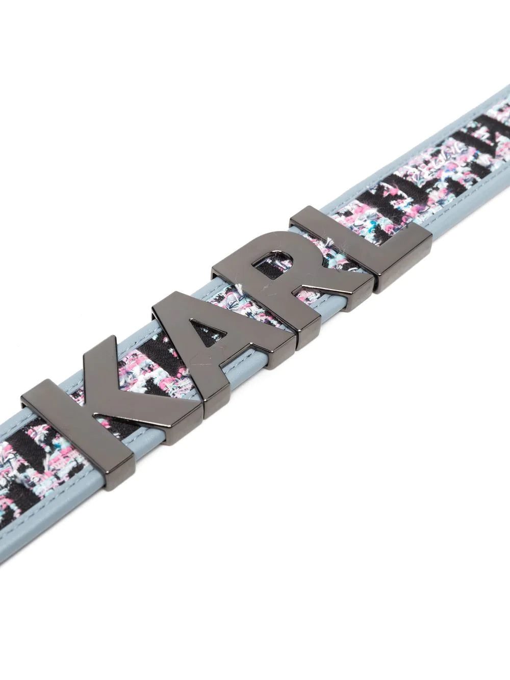 Karl Lagerfeld K/Letters bouclé belt - Image 2