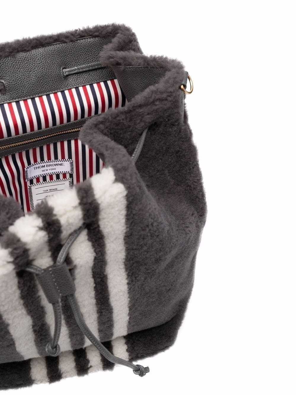 Thom Browne 4-Bar stripe backpack - Image 5