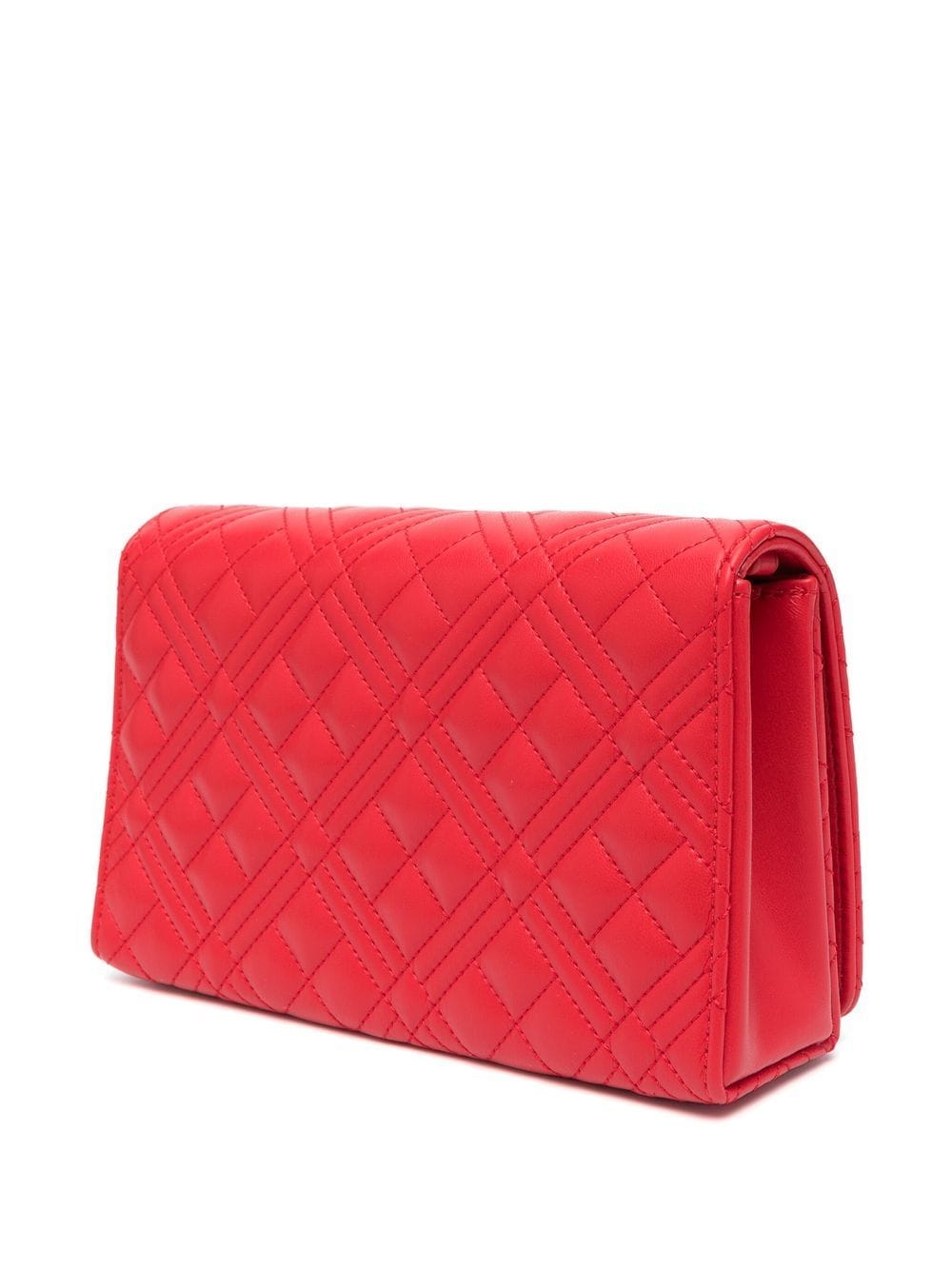 Love Moschino quilted logo-plaque shoulder bag - Image 3