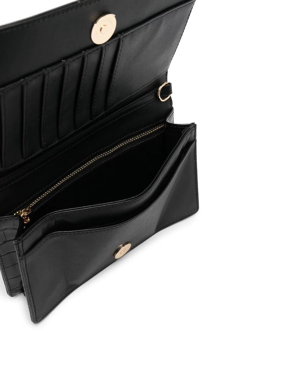 Love Moschino croc-effect wallet-on-chain - Image 4