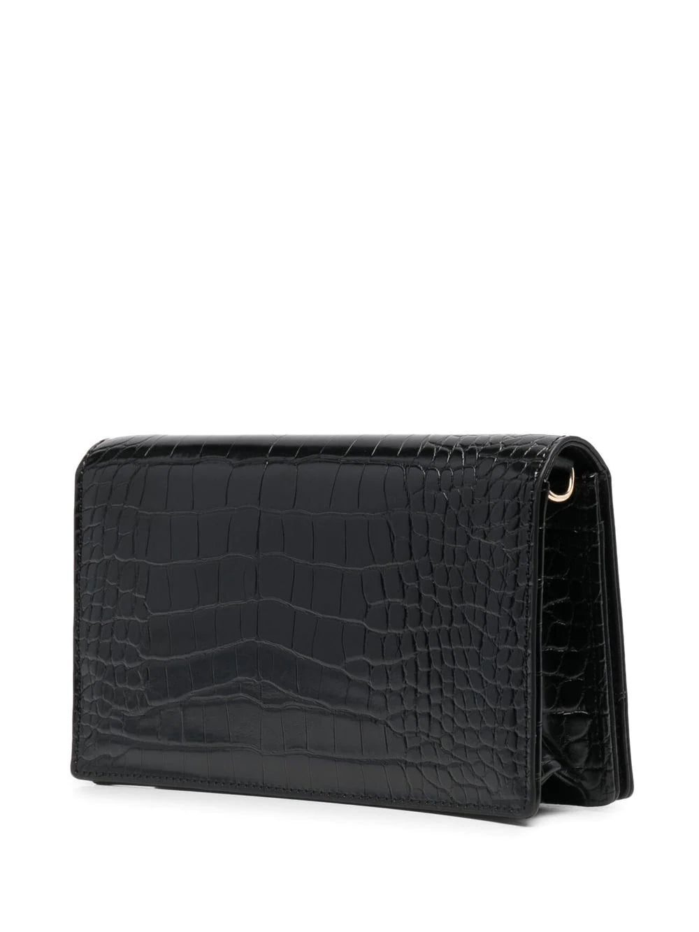 Love Moschino croc-effect wallet-on-chain - Image 3