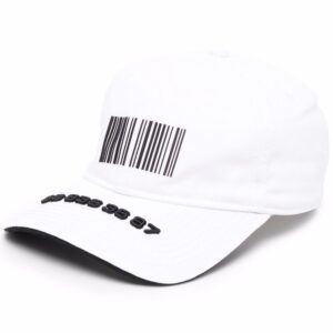 VTMNTS barcode-print baseball cap