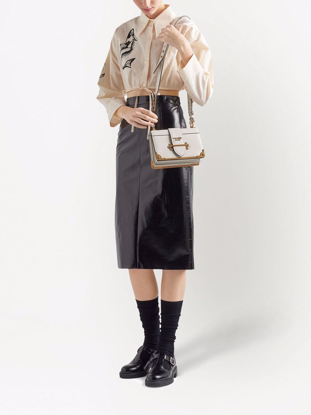 Prada Cahier shoulder bag - Image 2