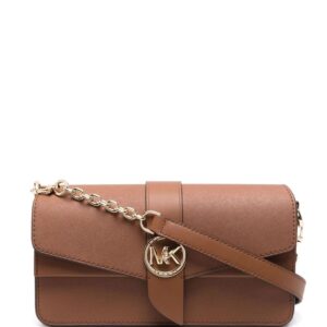 Michael Michael Kors  logo-plaque leather shoulder bag