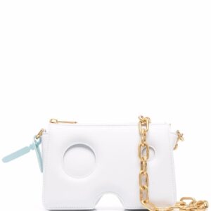 Off-White Burrow-20 leather shoulder bag