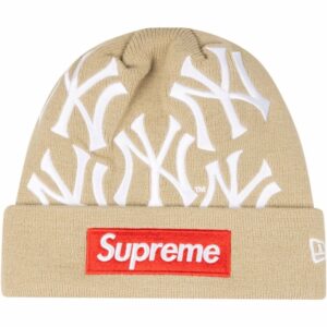 Supreme x New York Yankees x Era Box Logo beanie