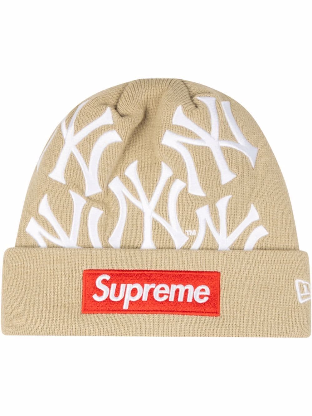 Supreme x New York Yankees x Era Box Logo beanie