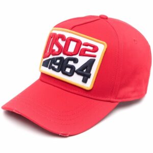 DSQUARED2 patch detail cotton cap