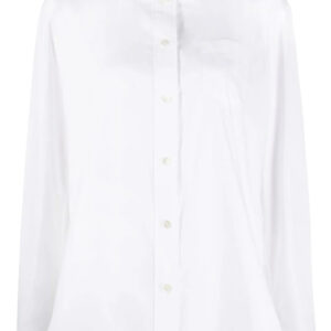 sacai  embroidered slim-fit shirt