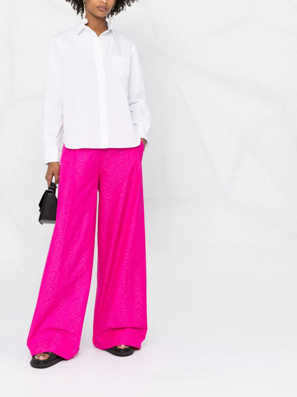 sacai embroidered slim-fit shirt - Image 4