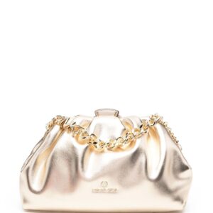 Michael Kors large Nola slouchy leather clutch bag