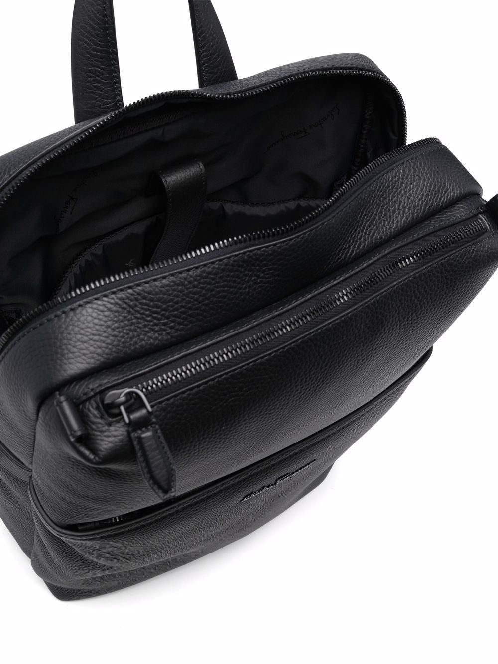 Ferragamo zip-up leather backpack - Image 4