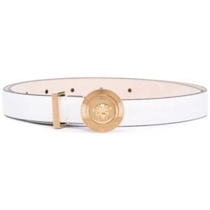 Versace Medusa-plaque leather belt