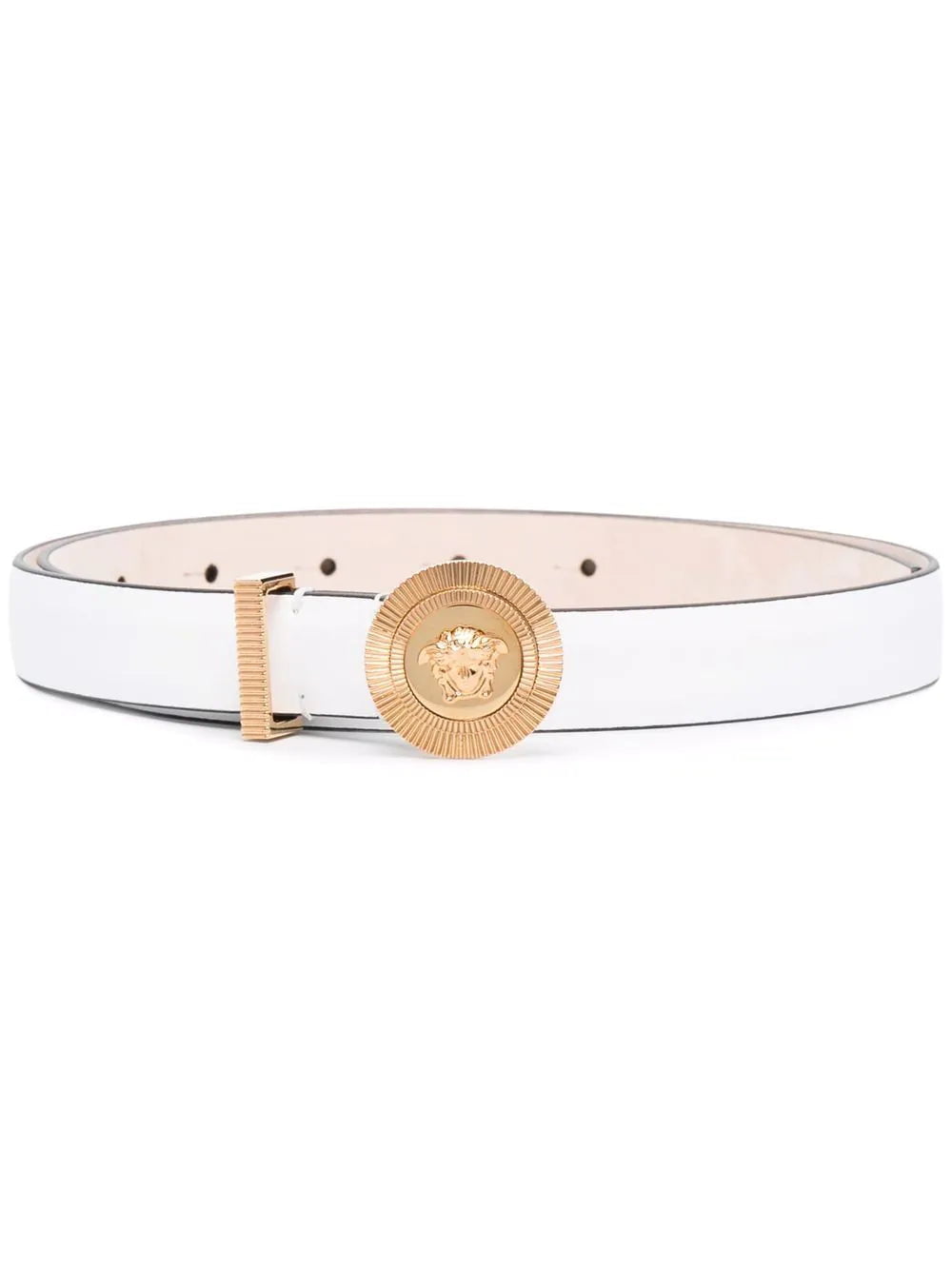 Versace Medusa-plaque leather belt