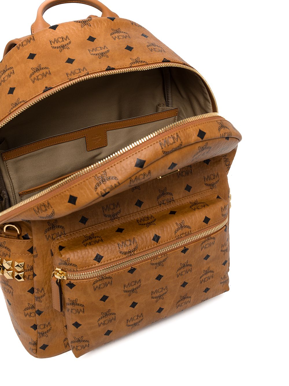 MCM medium Stark stud embellished backpack - Image 4