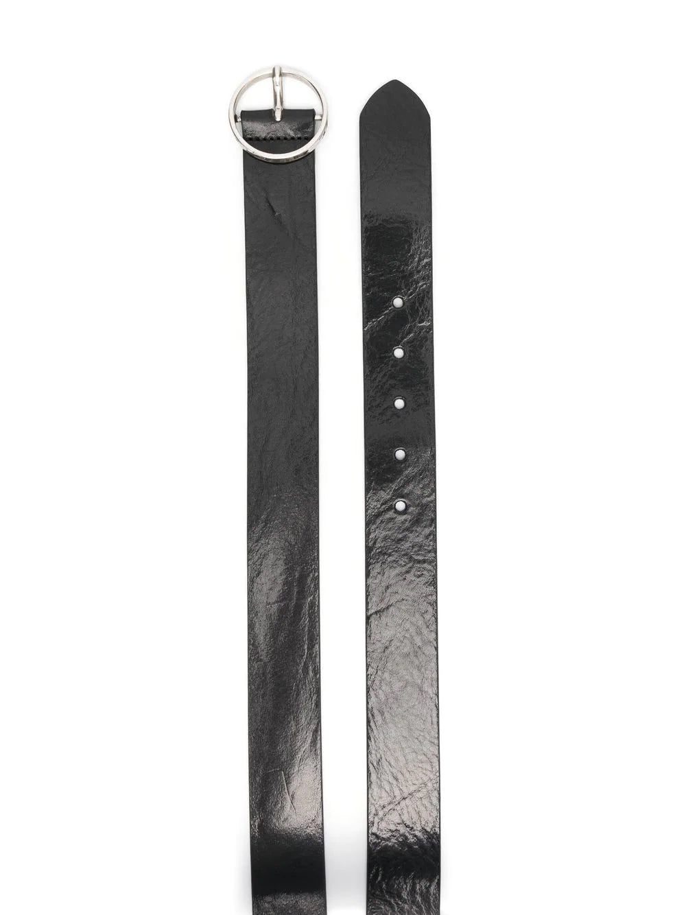 Diesel round-buckle leather belt - Image 2