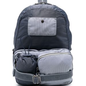 Diesel logo-plaque backpack