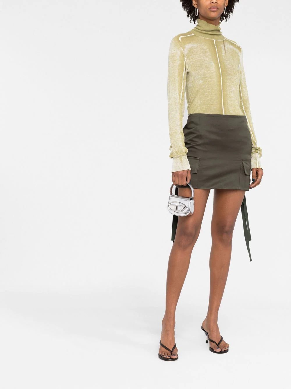 Diesel small 1DR metallic crossbody bag - Image 2