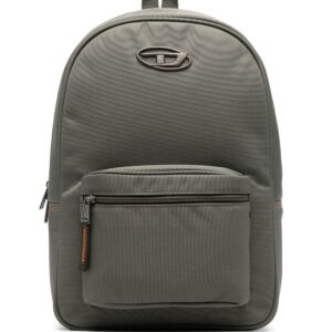 Diesel embroidered-logo zipped backpack