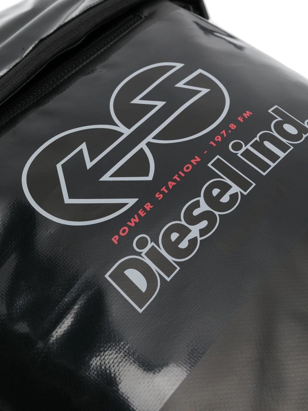 Diesel logo-print detail foldover backpack - Image 4