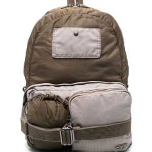 Diesel logo-plaque backpack