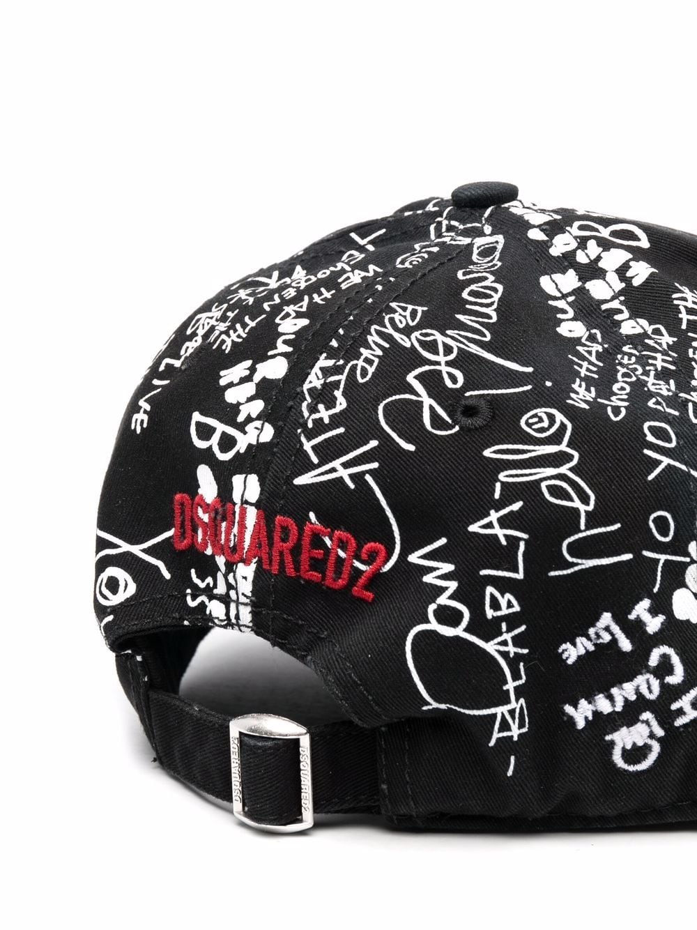 DSQUARED2 graffiti logo-print baseball cap - Image 2