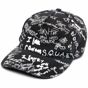 DSQUARED2 graffiti logo-print baseball cap