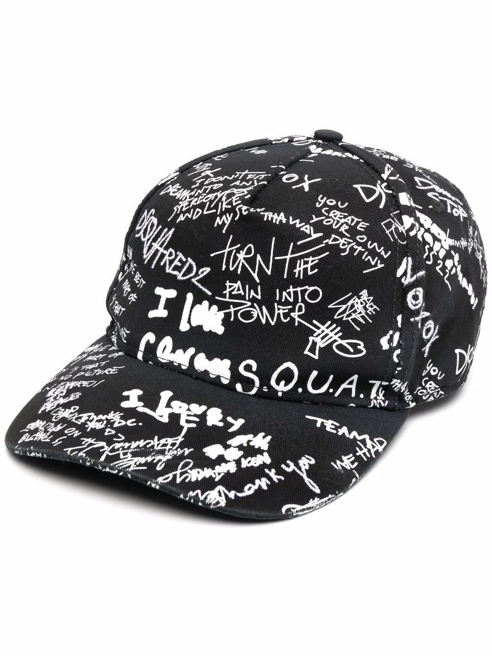 DSQUARED2 graffiti logo-print baseball cap