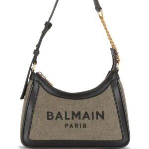 Balmain small logo-print shoulder bag