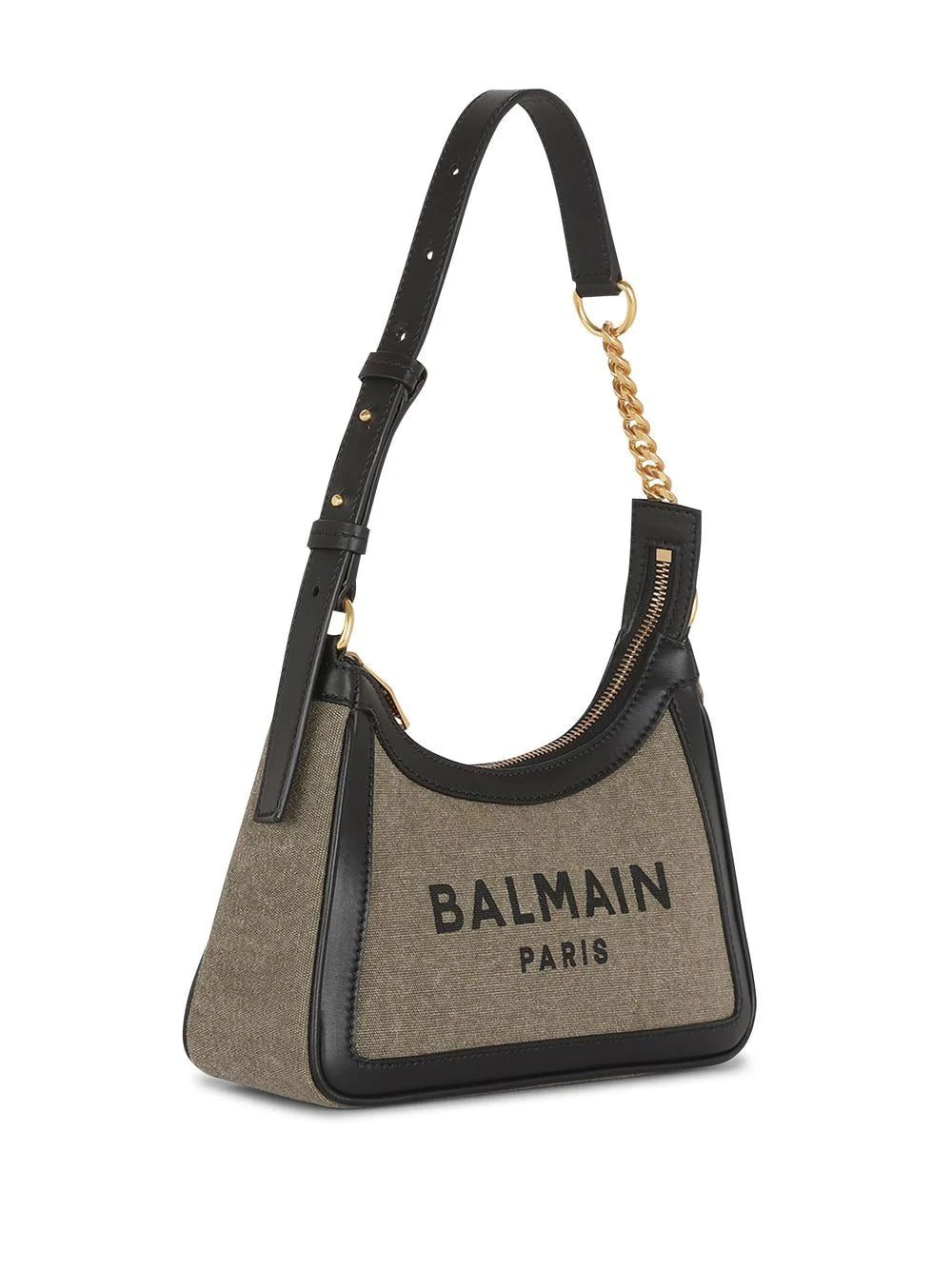 Balmain small logo-print shoulder bag - Image 4