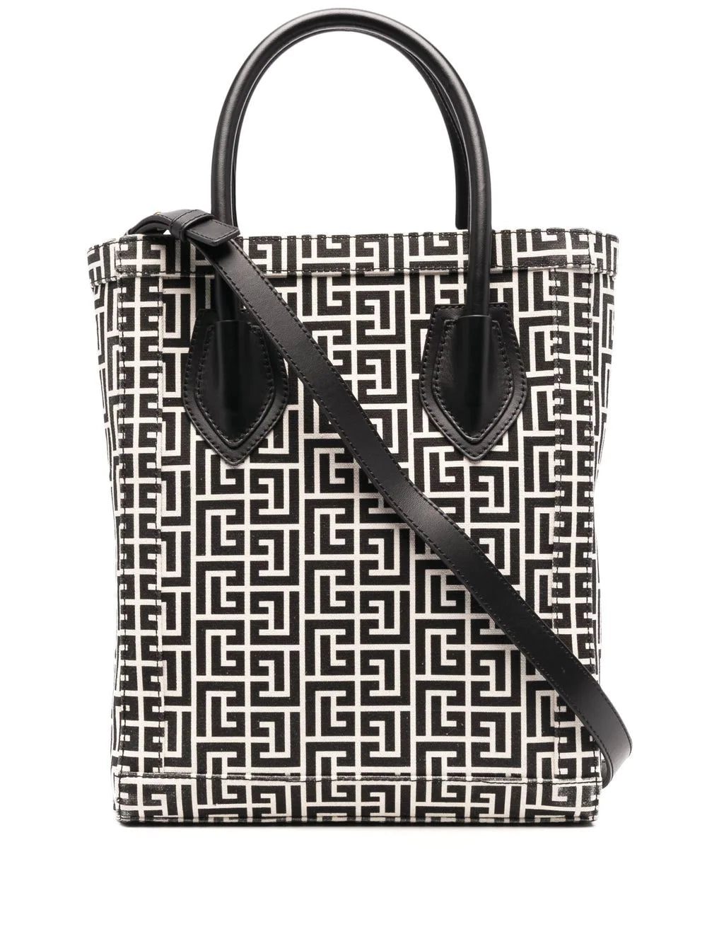 Balmain monogram-pattern tote bag