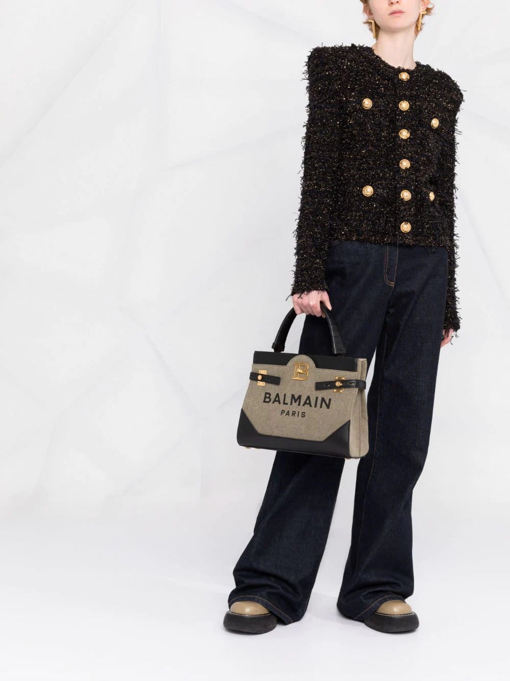 Balmain logo-print tote - Image 2