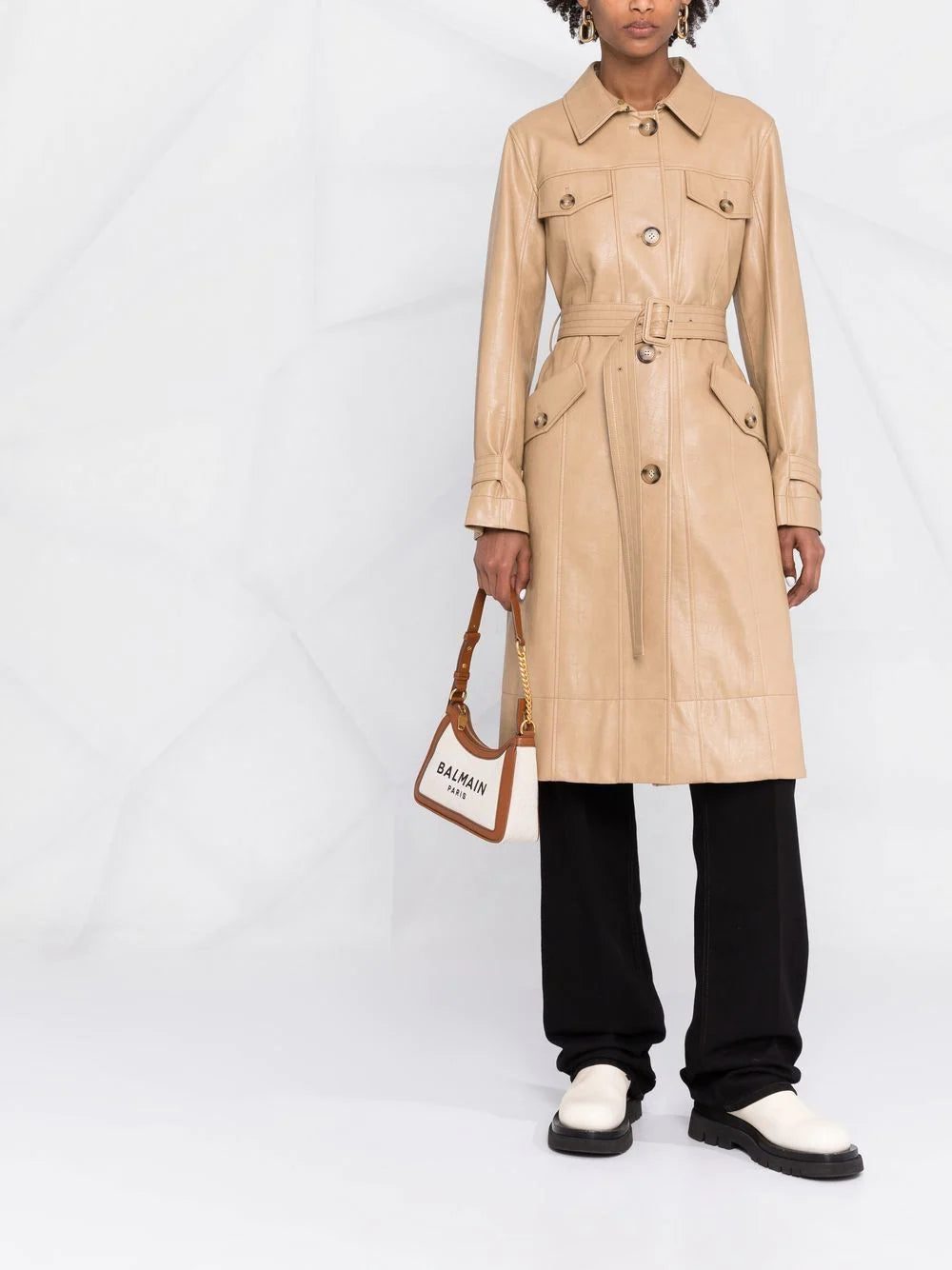 Balmain B-Army logo-print bag - Image 2