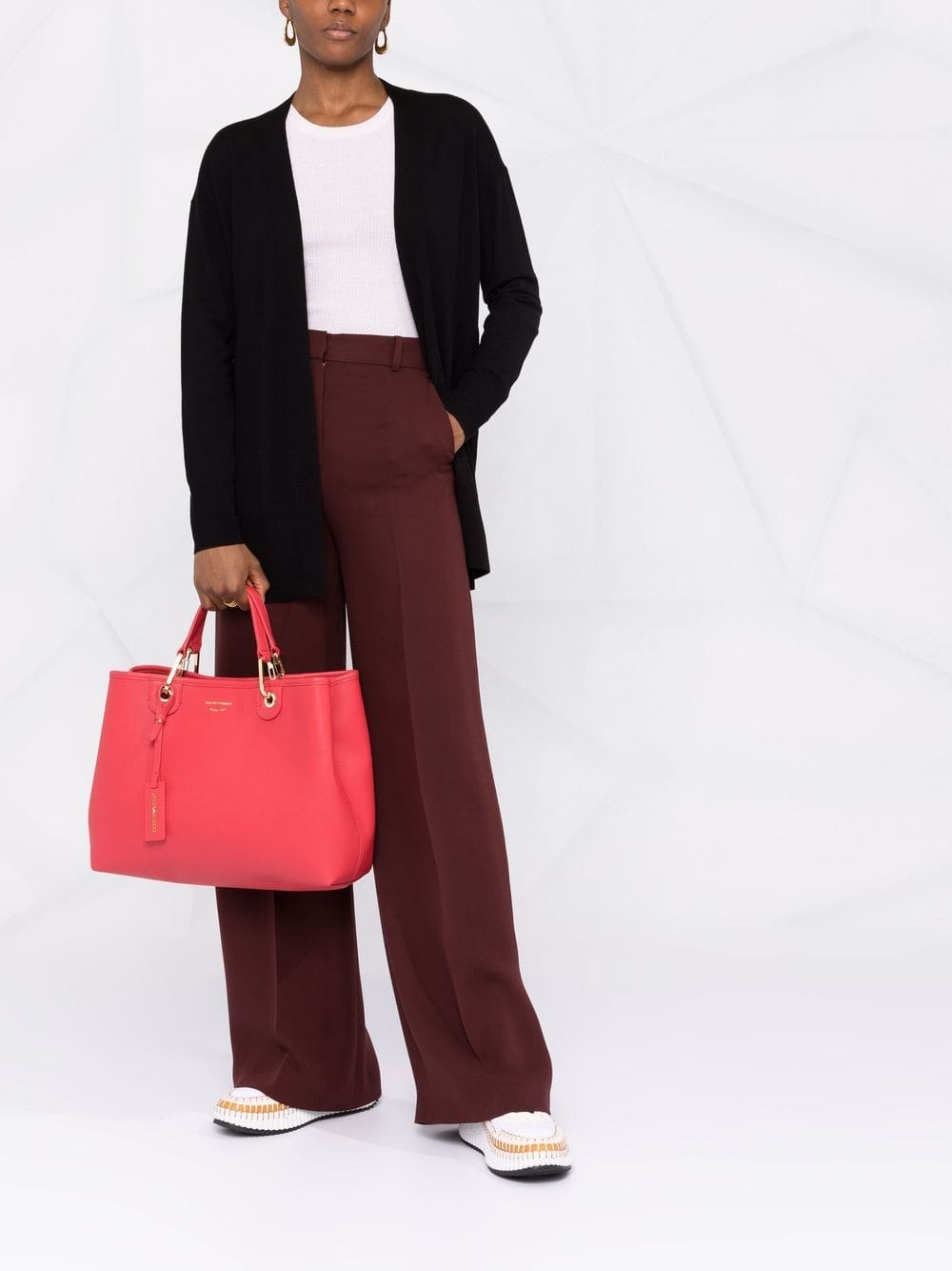 Emporio Armani logo-strap tote - Image 2