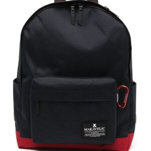 Makavelic logo zipped backpack