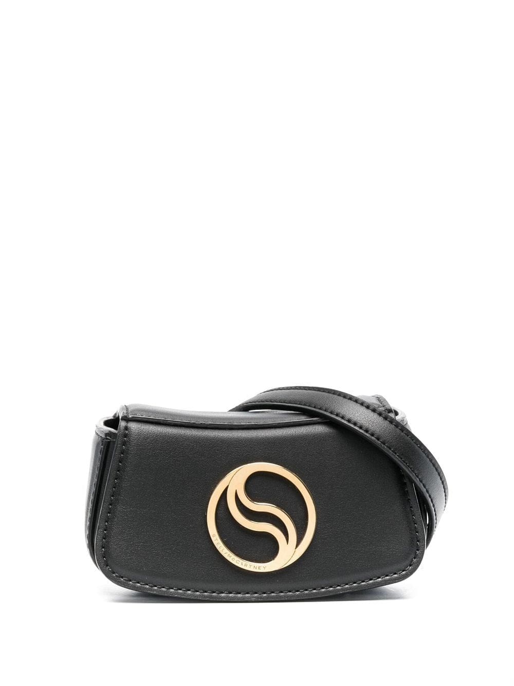 Stella McCartney S logo plaque curved belt bag
