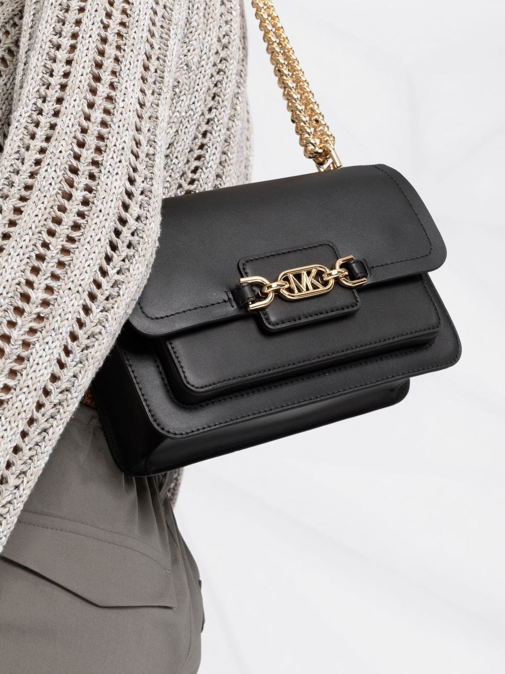 Michael Kors Heather logo-plaque shoulder bag - Image 3