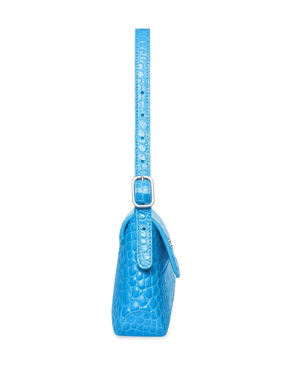 Balenciaga XX small Flap croc-effect shoulder bag - Image 4