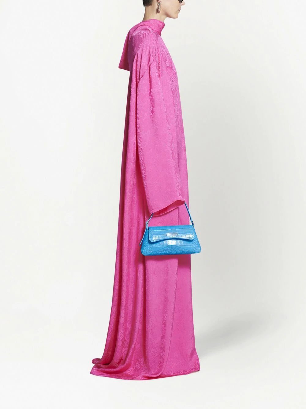 Balenciaga XX small Flap croc-effect shoulder bag - Image 2