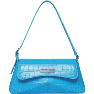 Balenciaga XX small Flap croc-effect shoulder bag
