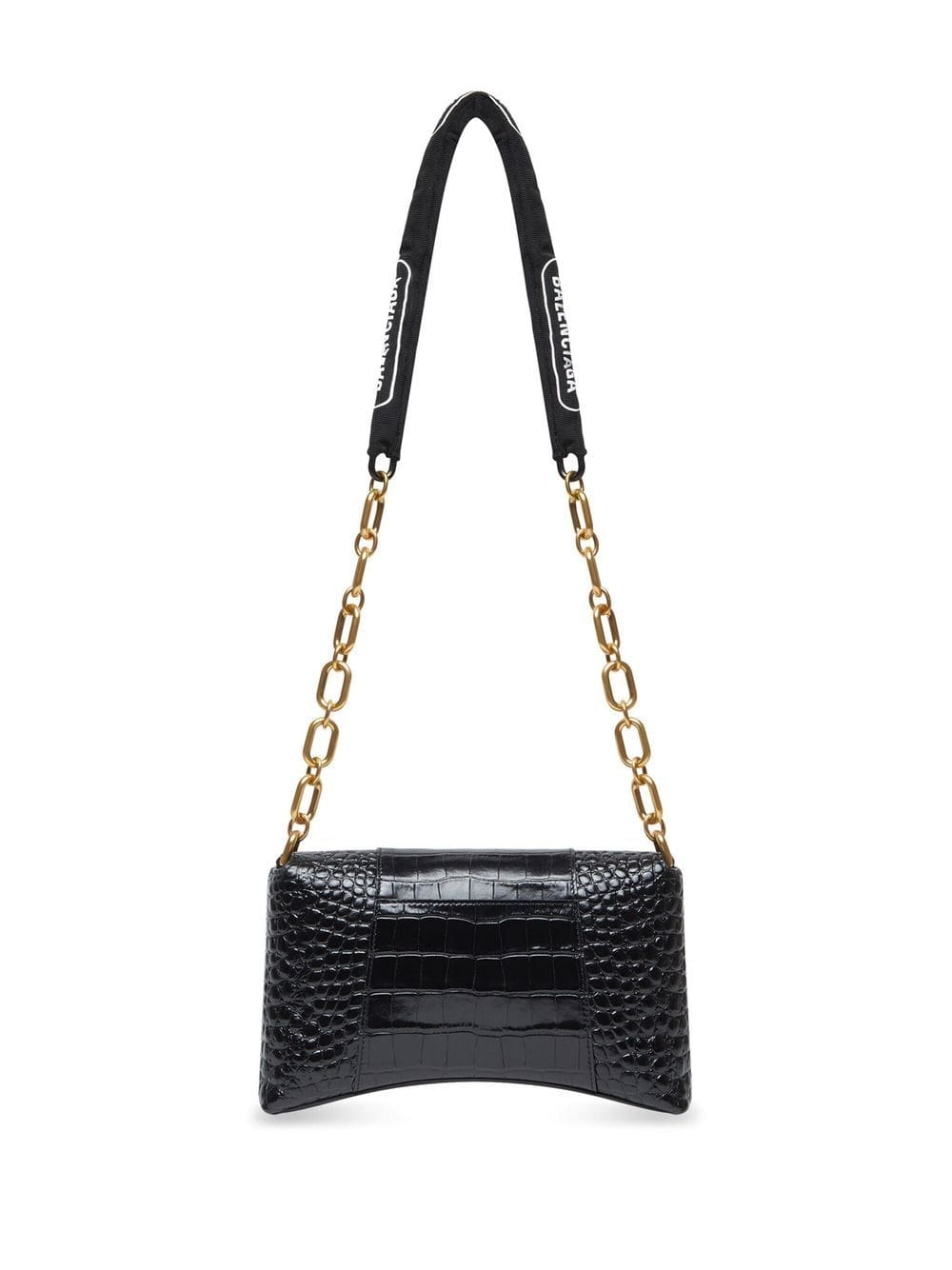 Balenciaga Downtown XS crocodile-embossed shoulder bag - Image 3