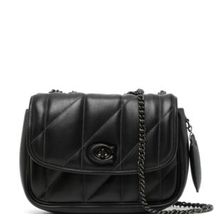 Coach quilted leather shoulder bag