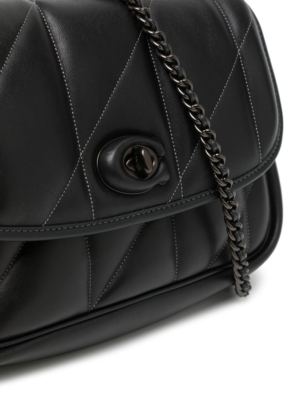 Coach quilted leather shoulder bag - Image 4