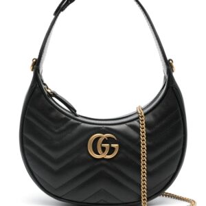 Gucci mini GG Marmont half-moon shoulder bag