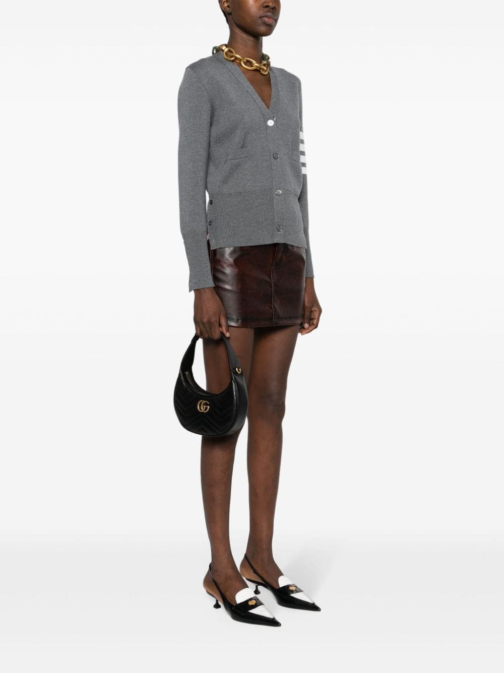 Gucci mini GG Marmont half-moon shoulder bag - Image 2