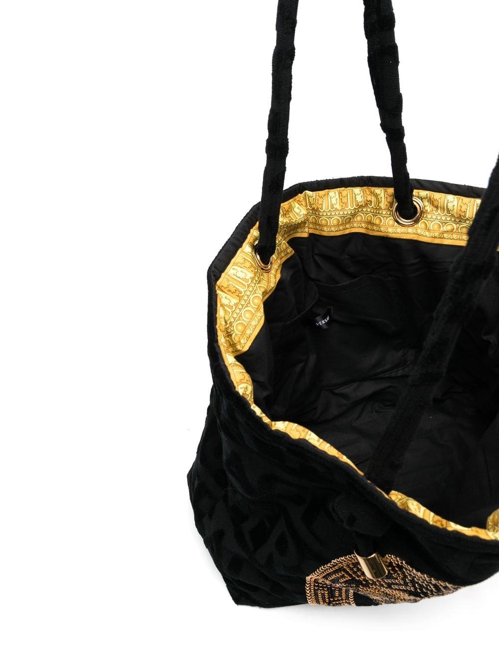 Versace Icon towelling tote bag - Image 5