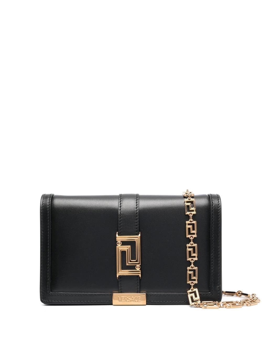 Versace Greca Goddess leather mini bag