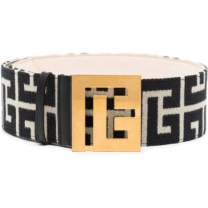 Balmain  monogram wide belt