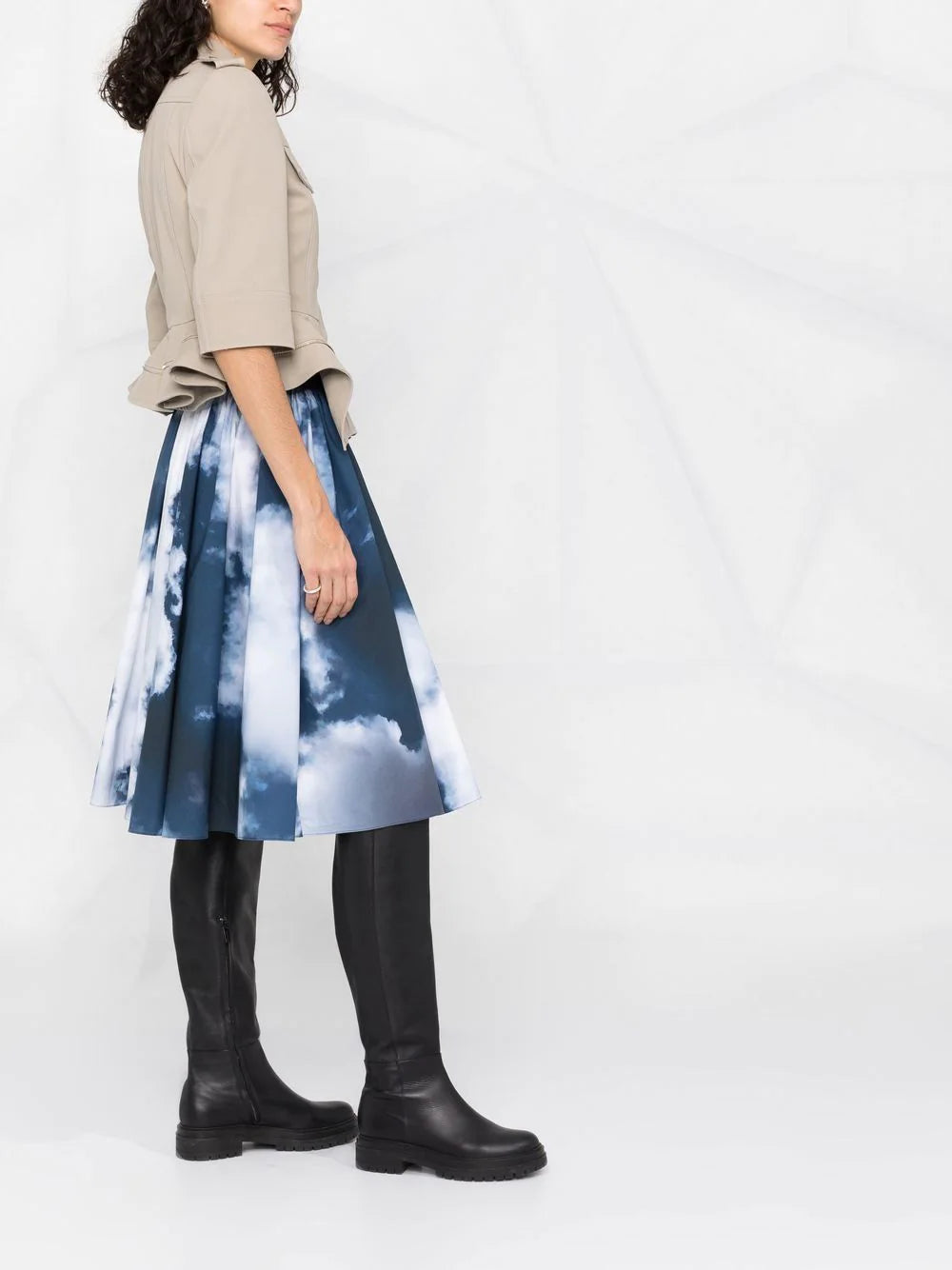 Alexander McQueen fitted peplum cotton shirt - Image 4